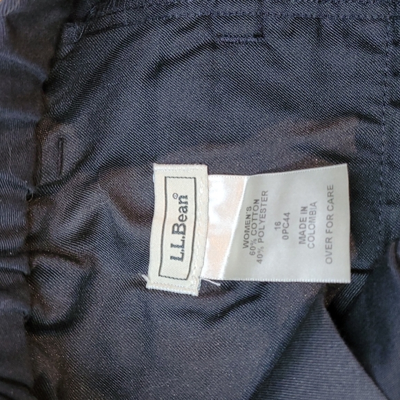LL Bean black vintage safari walking shorts - Picture 5 of 6